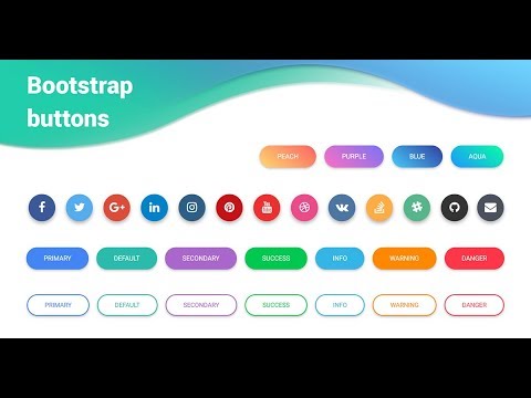Bootstrap 4 Tutorial in Hindi Part 18 : Bootstrap 4 Buttons tutorial in Hindi | Buttons in Bootstrap
