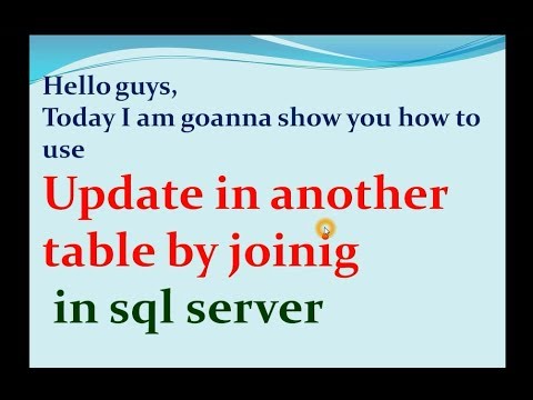 how to update column in sql table. update with join in sql table. PART 9