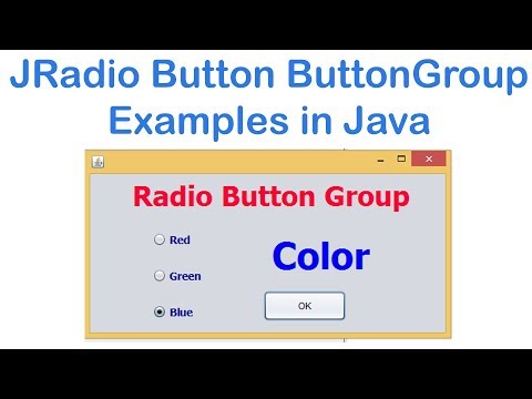jRadiobutton  Buttongroup Example in Java Netbeans