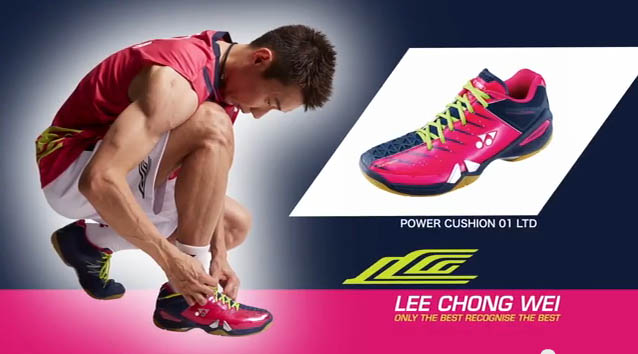 Lee Chong Wei'S Limited Edition Pink Badminton Shoes - Badmintonplanet.Com