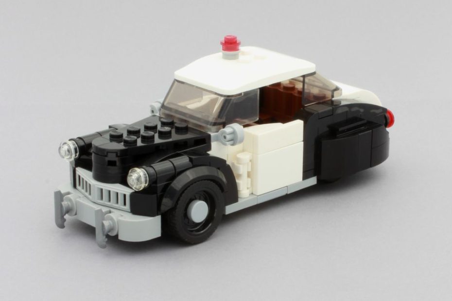 Lego Moc Vintage Police Car By Leewan | Rebrickable - Build With Lego