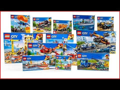 Compilation Lego City All 2019 Sets - Speed Build For Collectors - Youtube