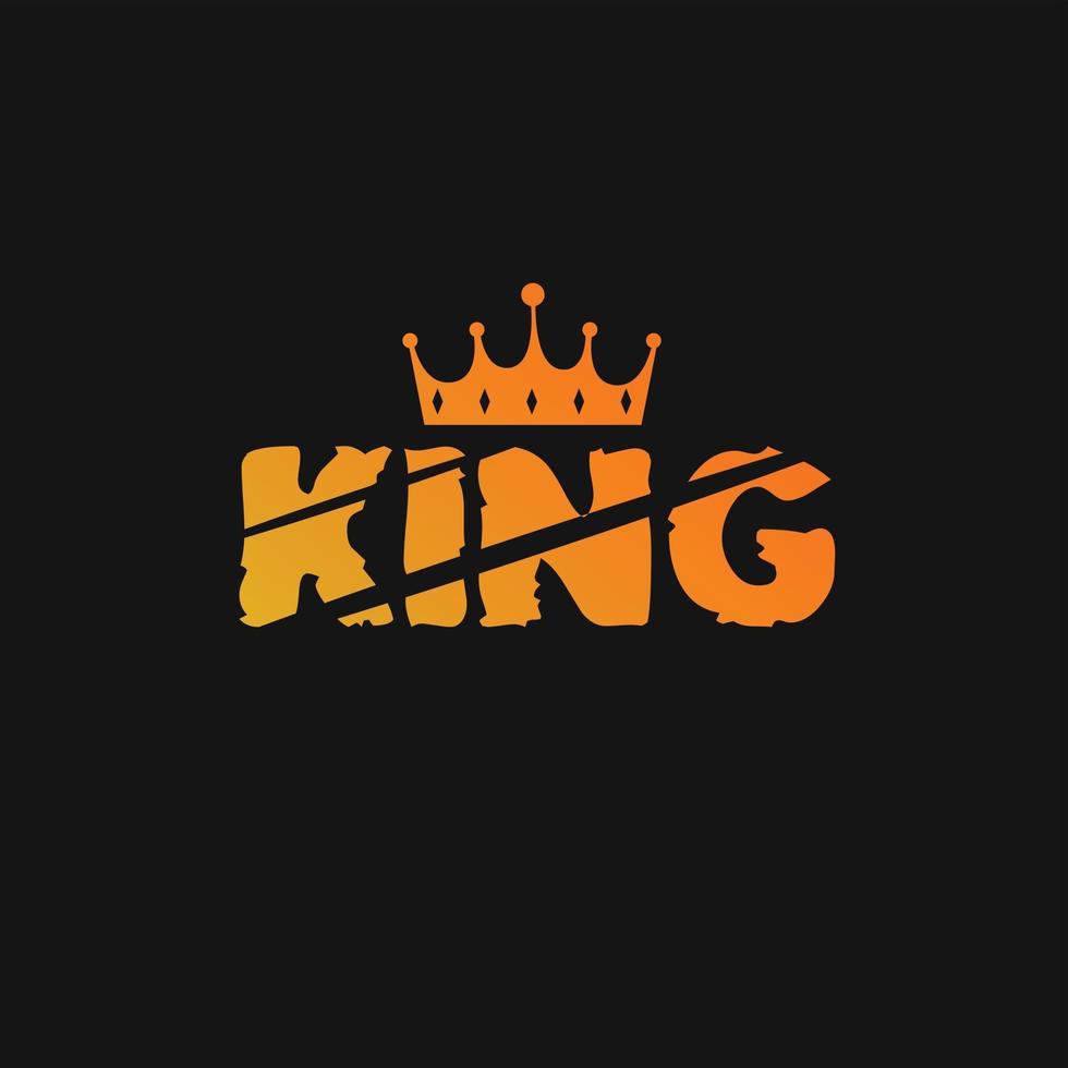 King Logo T-Shirt Design Element 2896414 Vector Art At Vecteezy