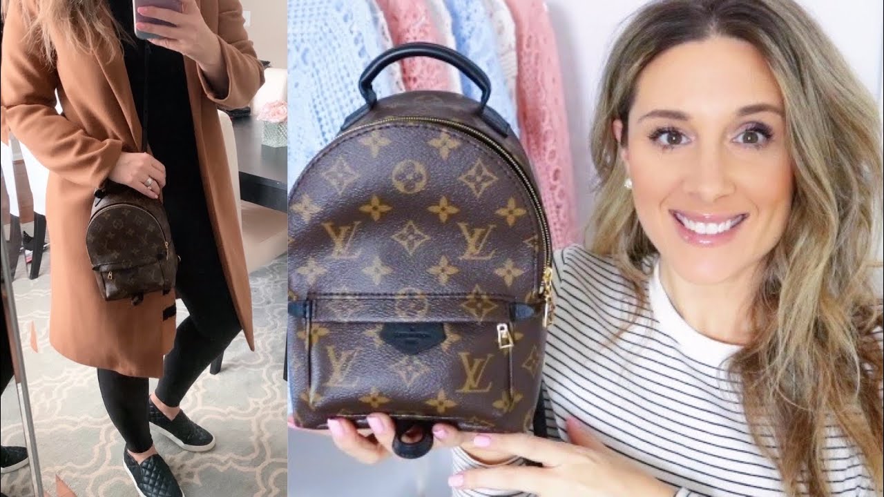 Lv Palm Springs Mini Backpack - Positives, Negatives, What Fits!! - Youtube