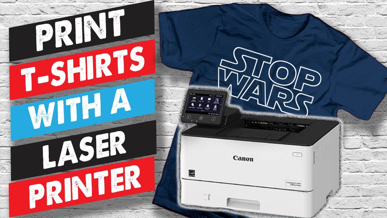 How To Print T Shirts With A Laser Printer - Youtube