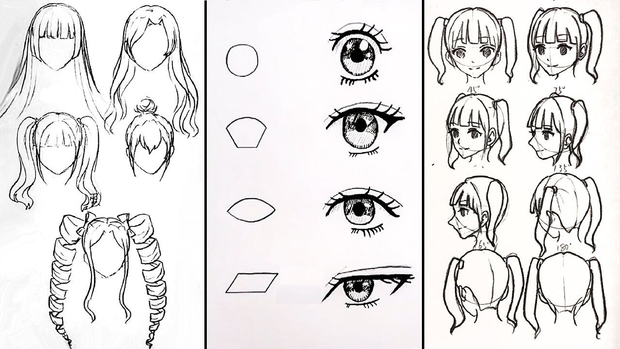How To Draw Anime Characters. Anime Drawing Tutorials For Beginners Step By  Step - Youtube