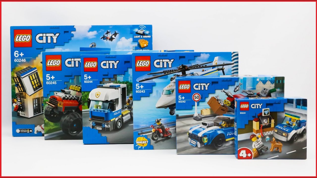 All Lego City Police Sets 2020 Compilation - Youtube