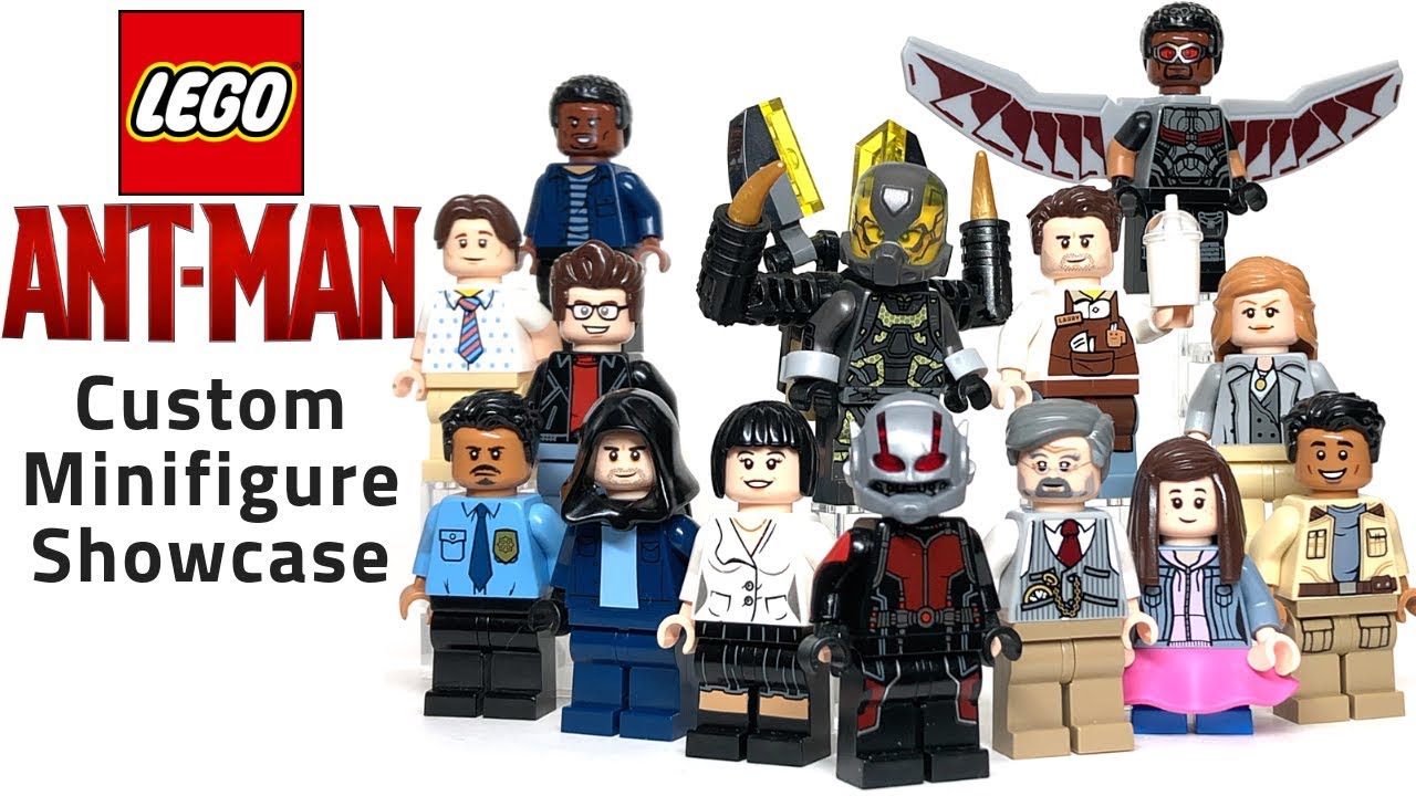 Lego Ant-Man Custom Minifigure Collection Showcase - Youtube
