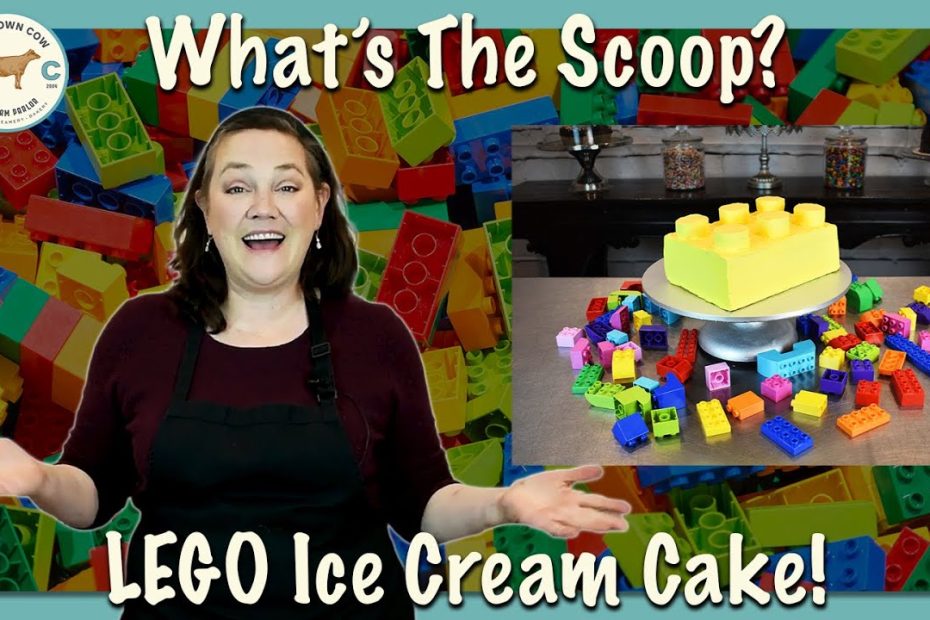 How To Make Lego Ice Cream Cake! - The Brown Cow