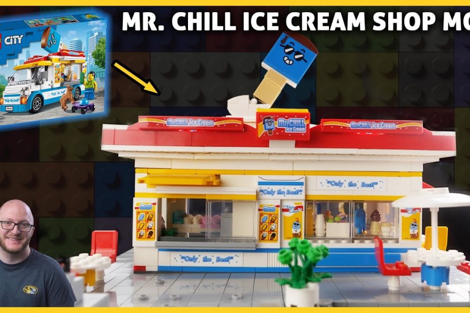 I Made A Full Mr. Chill Ice Cream Shop! (Lego Set 60253 Ice Cream Truck  Moc) - Youtube