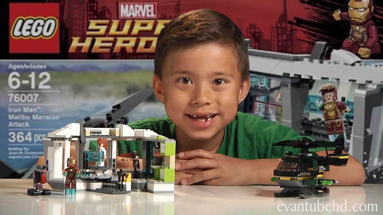 Iron Man 3 Malibu Mansion Attack - Lego Super Heroes Set 76007 Time-Lapse  Build, Review - Youtube