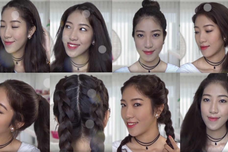 7 Kiểu Tóc Đơn Giản Đi Học - 7 Easy Hairstyles For School [ Vanmiu Beauty ]  - Youtube
