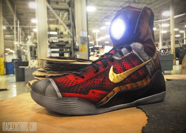 Nike Kobe 9 Elite Custom Iron Man - Mache Cùng Siêu Phẩm Cho Những Siêu Anh  Hùng - Snkrvn