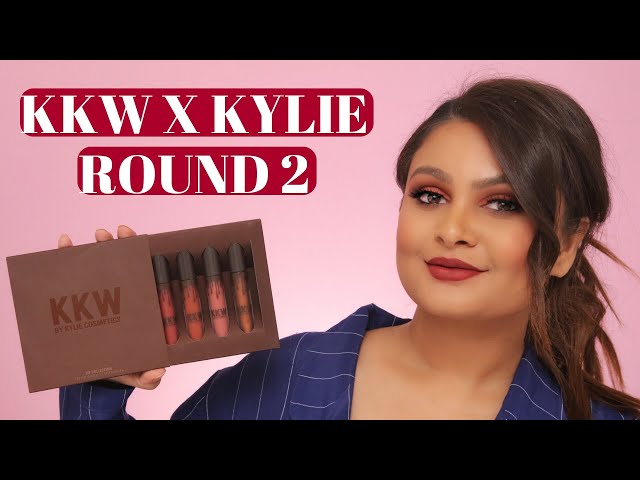 Kkw X Kylie Lip Set Round 2 | Review & Swatches - Youtube